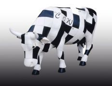 1235 Black And White Cow